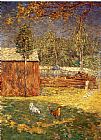 Julian Alden Weir Famous Paintings - Midday